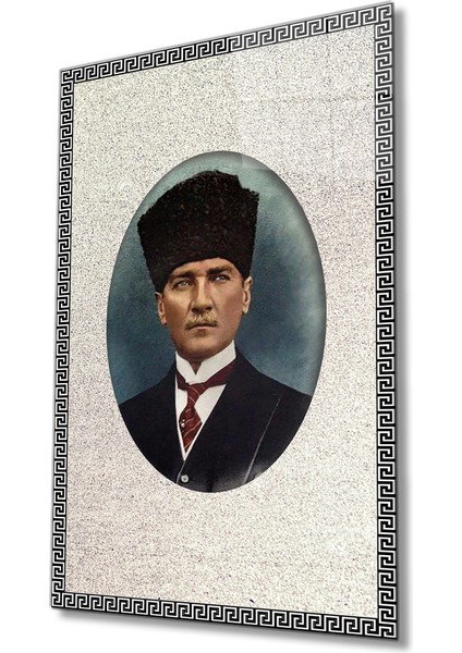 Atatürk Cam Tablo 4 mm Dayanıklı Temperli Cam
