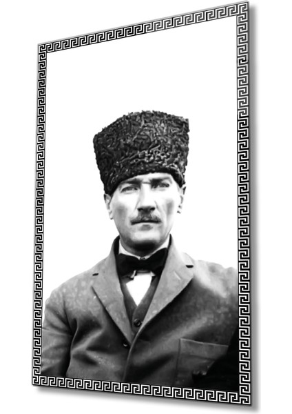 Atatürk Cam Tablo 4 mm Dayanıklı Temperli Cam