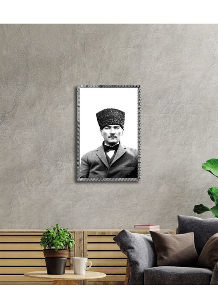 Atatürk Cam Tablo 4 mm Dayanıklı Temperli Cam