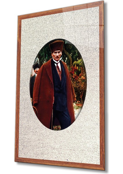 Atatürk Cam Tablo 4 mm Dayanıklı Temperli Cam