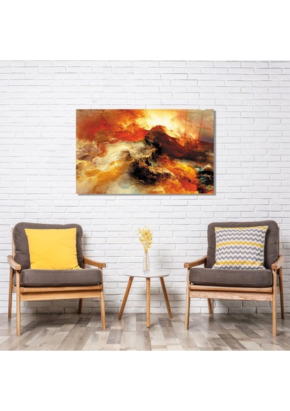 Soyut Cam Tablo 4mm Dayanıklı Temperli Cam fiyatları