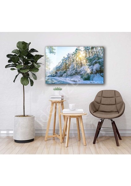 Doğa Manzara Cam Tablo 4mm Dayanıklı Temperli Cam