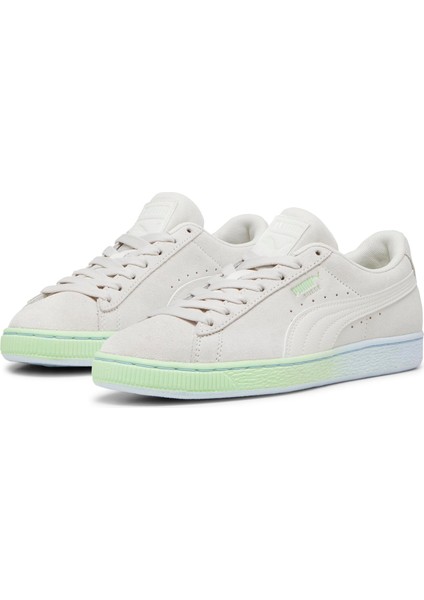 Kadın Warm White-Spring Fern Puma Suede Classic Beach Days Wns Kırık Beyaz Kadın Günlük Spor Ayakkabı