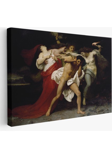 Orestes'in Pişmanlığı Veya Öfkelilerin Peşinde - William-Adolphe BOUGUEREAU-6555