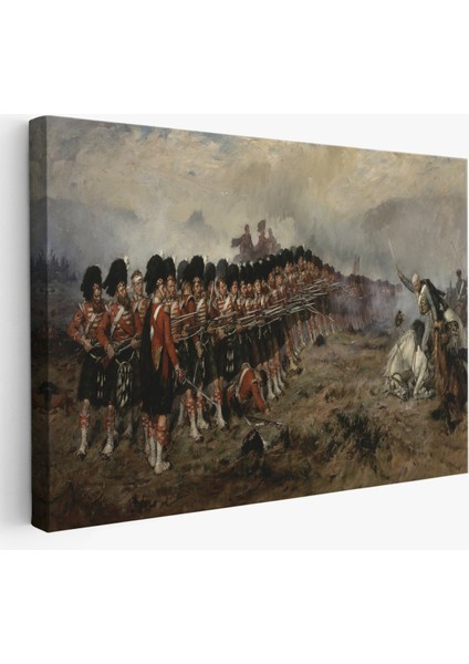 Robert Gibb'in Ince Kırmızı Çizg Tablosu -The Thin Red LINE-6602