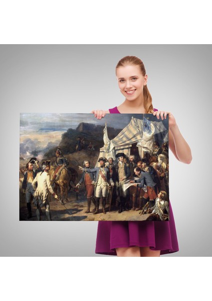 Yorktown Kuşatması Tablosu - Couder Yorktown VERSAILLES-6546