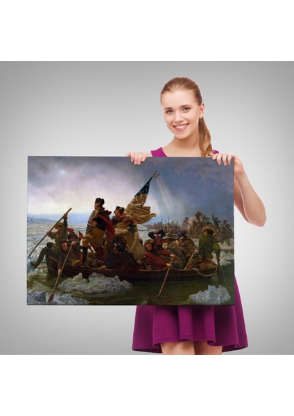 Washington Delaware'i Geçiyor Tablosu - Washington Crossing The Delaware -6543