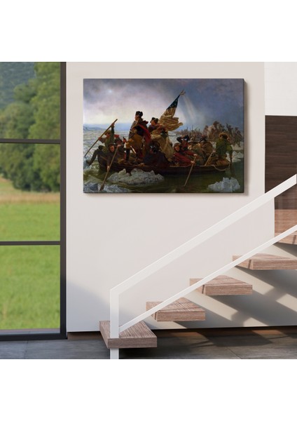 Washington Delaware'i Geçiyor Tablosu - Washington Crossing The Delaware -6543