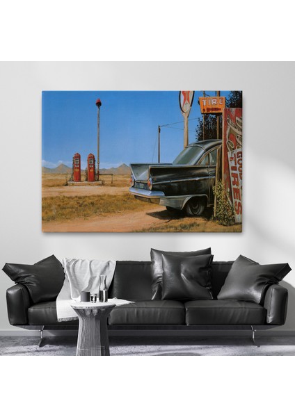 Jack’s Tire Klasik Araba TABLOSU-6609 fiyatları