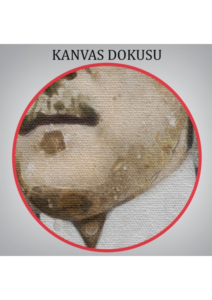 Mustafa Kemal Atatürk'ün Suluboya Görünümlü Portresi Dekoratif Kanvas Tablo-Da-78