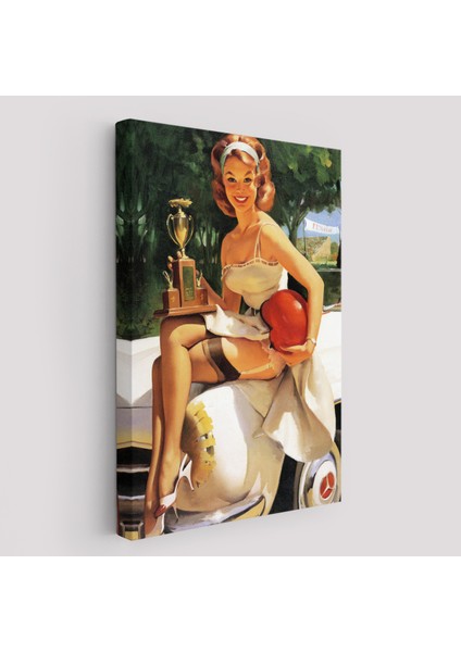 Kupa Kızı Kazanan Kız Tablosu - Trophy Girl A WINNER-6456