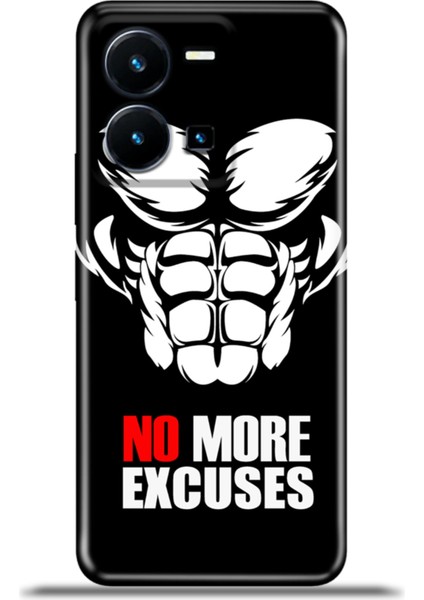 Vivo Y35 Kılıf Esnek Silikon Kamera Koruma 4K Desenli Özel Tasarım - No More