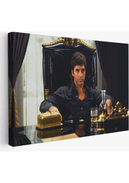 Scarface Alpacino Italyan Mafya Kanvas TABLO-5137