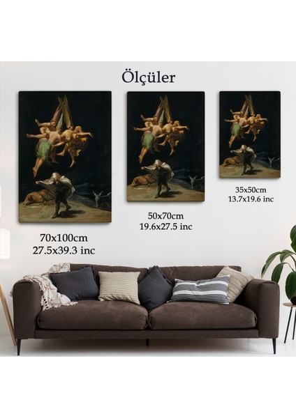 Cadıların Uçuşu Duvar Tablosu, Witches FLIGHT-6173