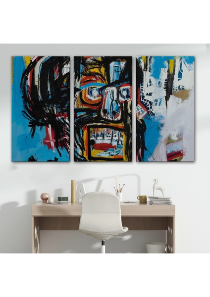 Jean Michel Basquiat'in Untitled Kafatası Kanvas TABLO-5031