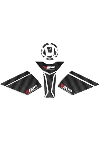 Cf Moto 450 Sr 2023 Uyumlu Tank Pad Set 002