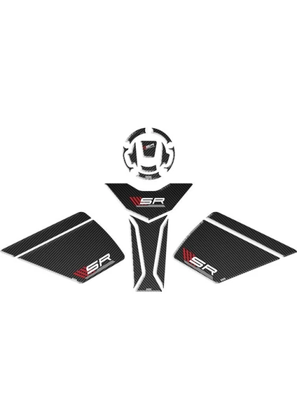 Cf Moto 450 Sr 2023 Uyumlu Tank Pad Set 002