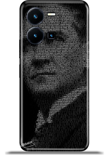 Vivo Y35 Kılıf Esnek Silikon Kamera Koruma 4K Desenli Özel Tasarım - Gençliğe Hitabe