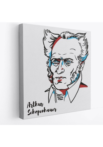 Arthur Schopenhauer Dekoratif Kanvas TABLO-5821