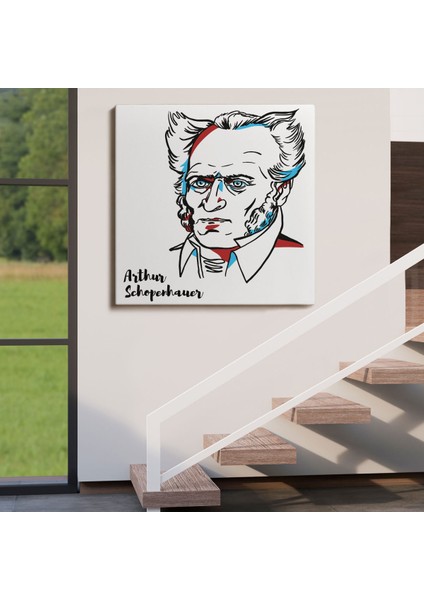 Arthur Schopenhauer Dekoratif Kanvas TABLO-5821