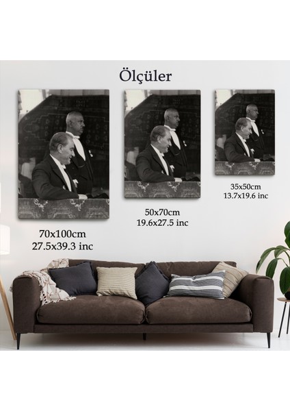 Mustafa Kemal Atatürk Duvar Tablosu -6052 indirimleri