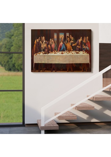 Da Vinci'nin Son Akşam Yemeği Kanvas TABLO-5183 indirimleri