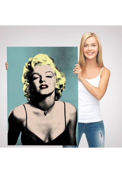 Marilyn Monroe Sarı Saçlı Kadın Modern Duvar SANATI-5251