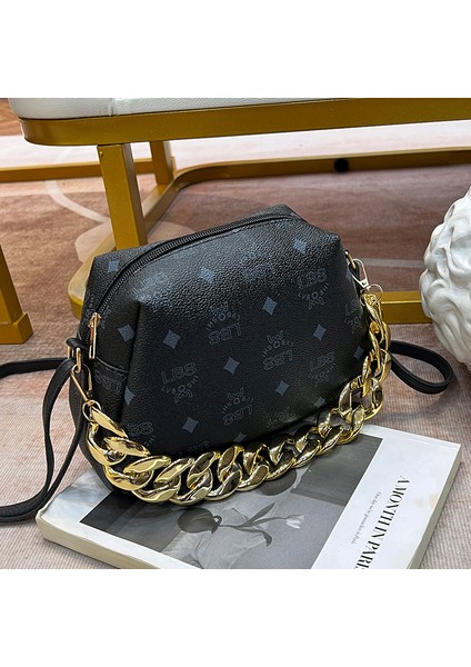 Cep Telefonu Çantası Crossbody Çanta Kadın Büyük Kapasiteli Kozmetik Çantası Baskılı Omuz Çantası (Yurt Dışından)