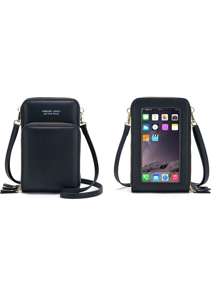 Üç Çekmeli Dokunmatik Ekranlı Moda Cep Telefonu Çantası Modaya Uygun Kadın Çapraz Askılı Çanta (Yurt Dışından)