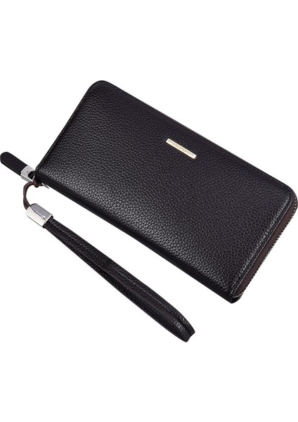 Erkek Uzun Cüzdan Cüzdan Iş Rahat Çok Fonksiyonlu Erkek Çanta (Yurt Dışından)