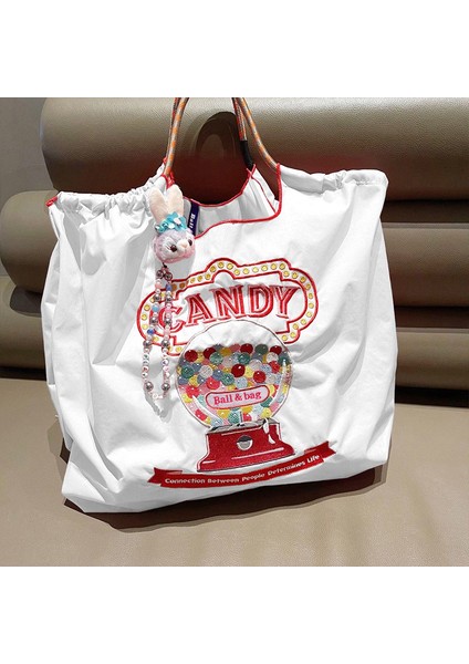 Büyük Kapasiteli Çevre Dostu Saklama Çantası Omuz Çantası (Yurt Dışından)