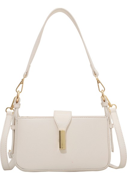 Dokulu Tek Omuzlu, Modaya Uygun Çapraz Askılı Küçük Kare Çanta (Yurt Dışından)