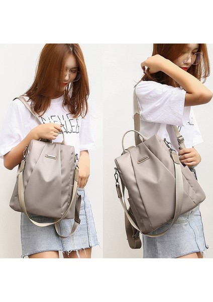 Zhenweixin Store Kadınlar Siyah Su Geçirmez Oxford Kumaş Seyahat Sırt Çantası (Yurt Dışından) fırsatları