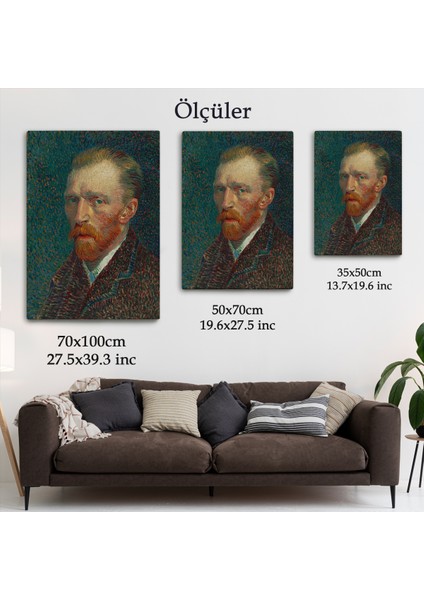 Vincent Van Gogh'un Portresi 1887 Kanvas TABLO-5114 indirimleri