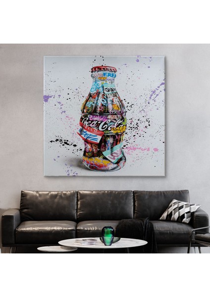 Kola Graffiti Kanvas Duvar Tablosu, Banksy Tarzı Sokak Graffiti POSTERI-5346 fiyatları