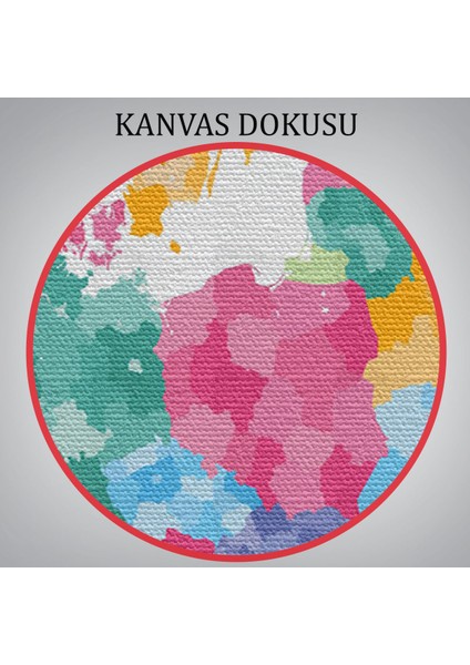 Avrupa Haritası Renkli Dekoratif Kanvas TABLO-5817 indirimleri