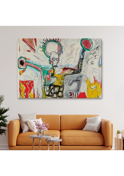 Jean Michel Basquiat'in Untitled 1982 Kanvas TABLO-5016 fiyatları