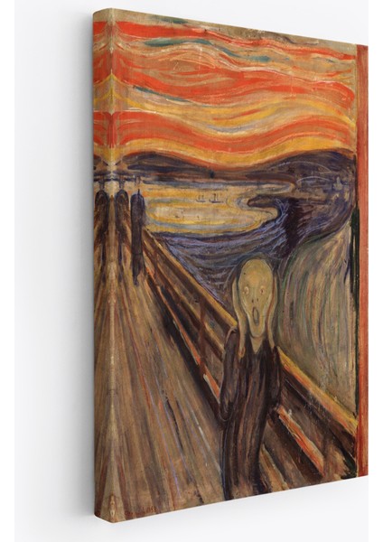 Edvard Munch'un Çığlık Isimli Eseri Kanvas TABLO-5116