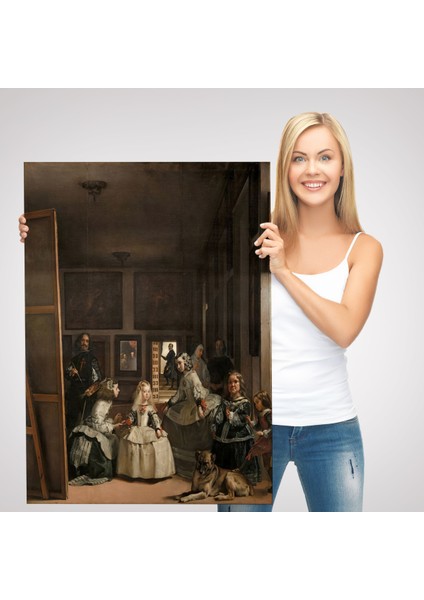 Las Meninas-Diego Velázquez Klasik Sanat Kanvas TABLO-5243 modelleri