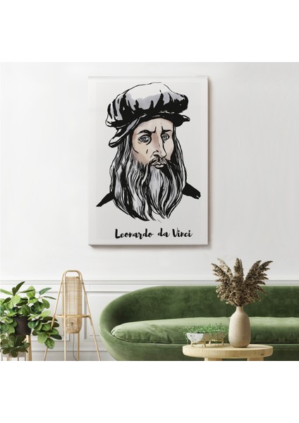 Leonardo Da Vinci Dekoratif Kanvas TABLO-5918