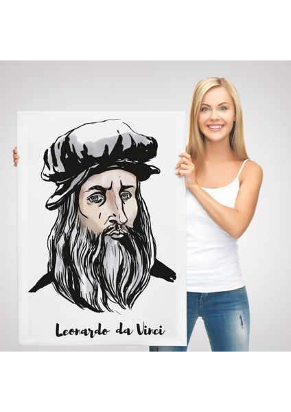 Leonardo Da Vinci Dekoratif Kanvas TABLO-5918