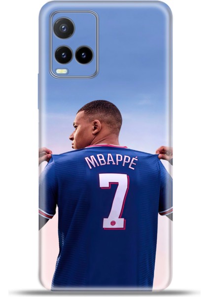 Vivo Y33S Kılıf Esnek Silikon Kamera Koruma 4K Desenli Özel Tasarım - Kylian Mbappe