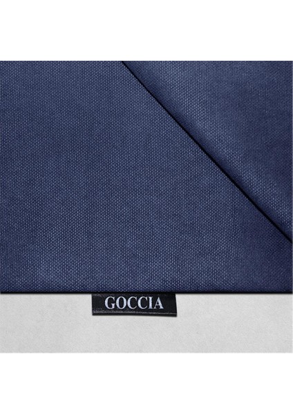 4'lü Kadife Dokulu Kırlent Kılıfı Mavi