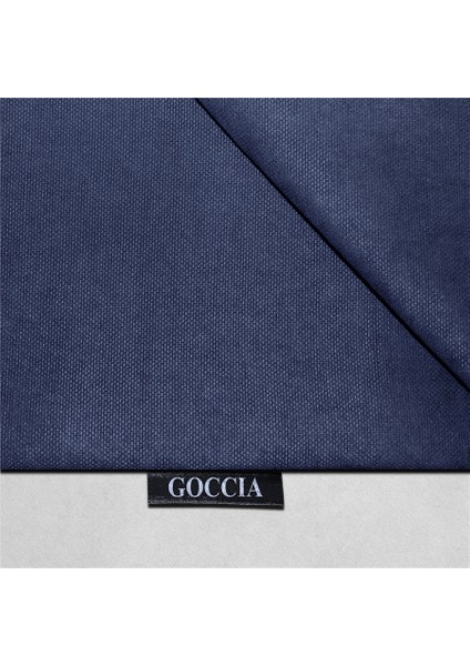 4'lü Kadife Dokulu Kırlent Kılıfı Mavi