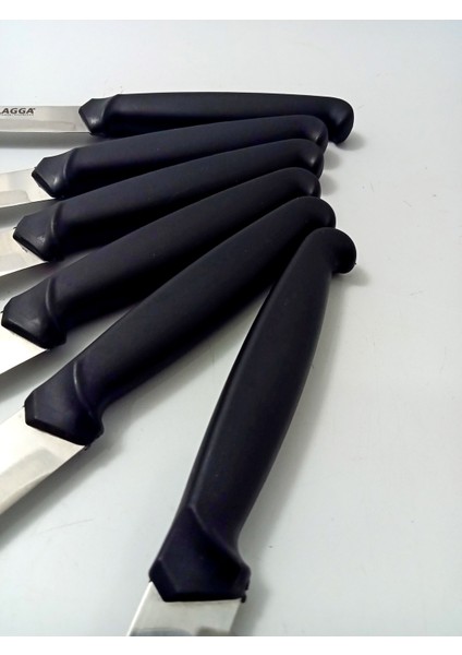 6 Parça El Yapımı Kişiselleştirilebilir Meyve Bıçak Seti ( Renk Çeşitli ) Uzunluk 19 cm fırsatları