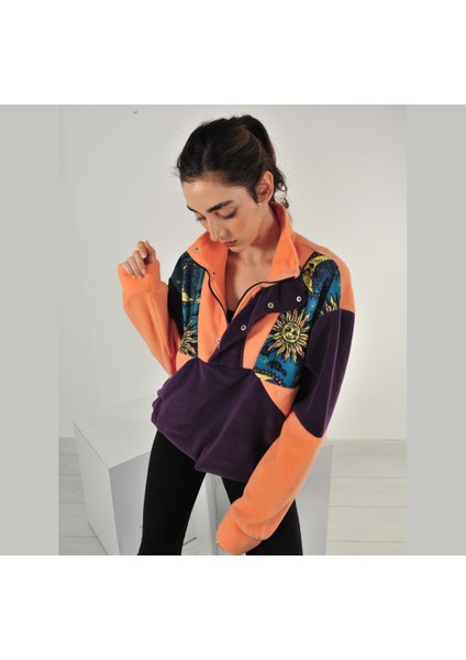 Kadın Yarım Fermuarlı Polar Sweatshirt fiyatları