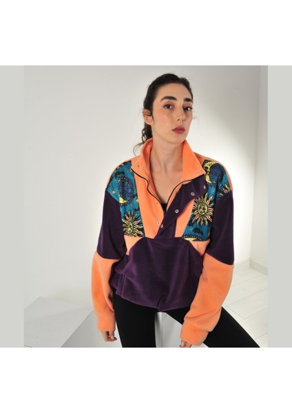 Kadın Yarım Fermuarlı Polar Sweatshirt fiyatları