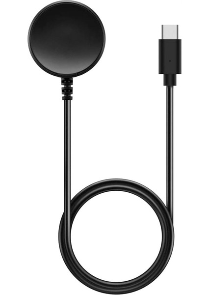 Samsung Galaxy Watch 6 44MM Manyetik Type-C Şarj Kablosu Siyah