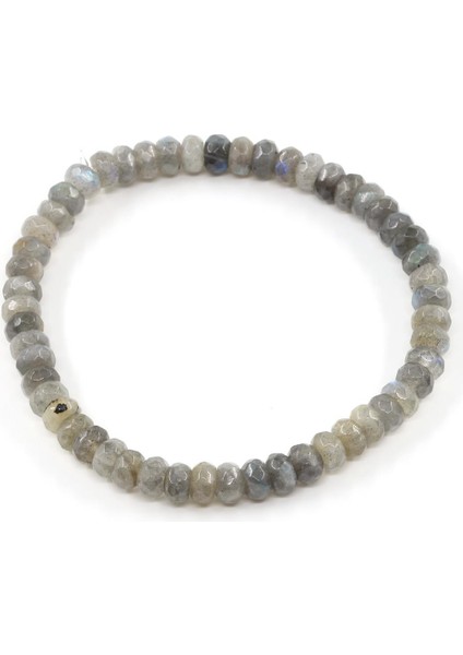 Labradorit Doğal Taş Bileklik 4 x 6 mm Fasetli Rondel Kesim fiyatları