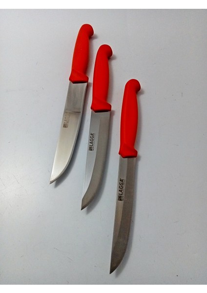 3 Parça El Yapımı Kişiselleştirilebilir Sebze Bıçak Seti (Renk Çeşitli) Mutfak Bıçakları fırsatları